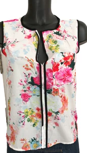 Top fluide H&M à fleurs sans manches Taille 34 FR Très bon état - Picture 1 of 4