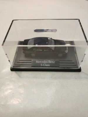 1/43 Mercedes Benz S Class Mini Car Black Wiking Made In Germany 3.5" x 2" Inch - Image 1 of 4