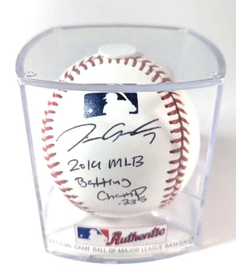 Tim Anderson 2019 Batting Champ .335 Signed Baseball MLB Authentic - Image 1 of 4