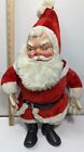 Vtg 1950's Rushton My Toy Christmas Santa Claus Push Rubber Face Hands Boot 24"
