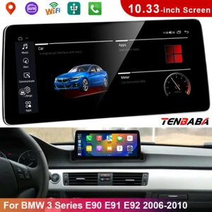 Radio estéreo navegación GPS coche 10,33"" BMW Serie 3 E90 E91 E92 2006-2010 - Imagen 1 de 12