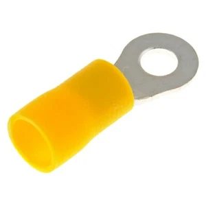Auto Electrical Terminal Pack - YELLOW Ring 3mm Hole - Narva OEX Hella - Picture 1 of 9