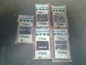 5 New 12H Green Diamond Welding Filters Plates, FS-1-H 2x4 1/4. (FAB-15) - Picture 1 of 3