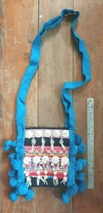 Handmade Bag Purse Hill Tribe Embroidered Shoulder Thai Beautifully decorated - Bild 1 von 5