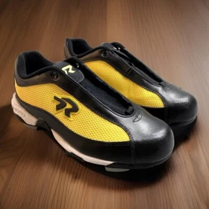 Botines de softbol Ringor para mujer 10,5 moldeados negros amarillos zapatos de malla sin cordones 🥎 - Imagen 1 de 12
