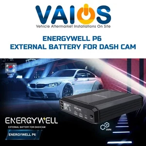 EnergyWell External Battery for Dashcam P6 (8000 mAh) USB x 2 + USB C | LCD - Picture 1 of 11