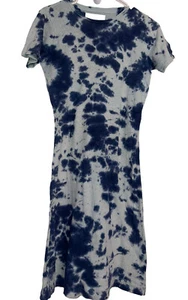 Vestido Madre Little Goodie Goodie MIDI Talla XS Parting The Waters Azul Tie Dye - Imagen 1 de 8