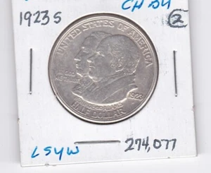 50c 1923S - Monroe/Adams Commemorative Half Dollar - Uncirculated - Picture 1 of 2