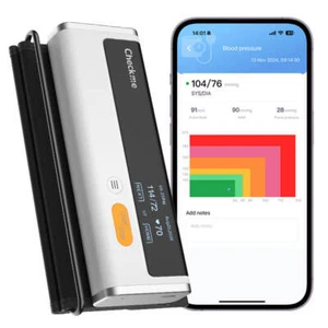 Smart Blood Pressure Monitor with AI ECG Analysis Afib Detection Bluetooth App - Picture 1 of 18