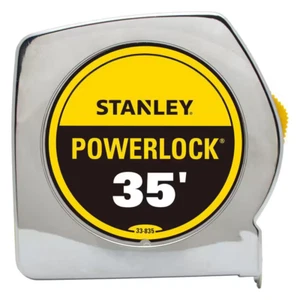 Stanley PowerLock Maßband 35 Fuß Secure Blade Lock Metall Messwerkzeuge - Bild 1 von 10