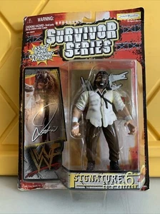 WWF JAKKS MANKIND SURVIVOR SERIES SIGNATURE 6 GOLD WRESTLING FIGURE WWE - Picture 1 of 6