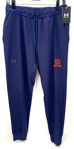 NEW Auburn AU Tigers Under Armour Navy Blue Athletic Jogger Sweatpants Women's M - Picture 1 of 9