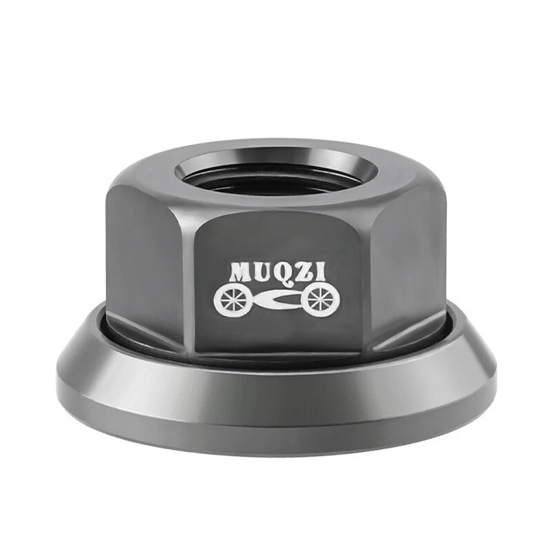 Tornillo de eje de rueda de bicicleta M10 3/8 7075 pernos de cubo de aleación de aluminio Foto 1 de 4