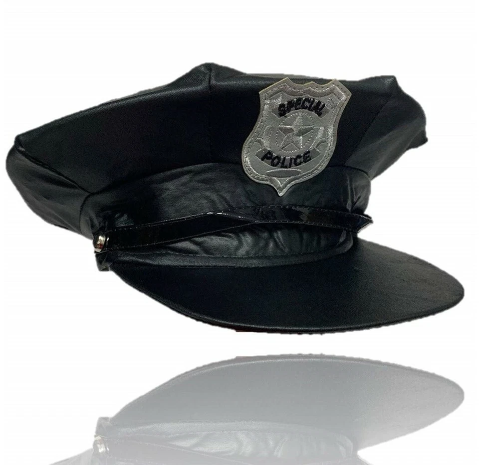 Special Police Hat High Quality Cop Costume Fancy Dress Sexy American Force Cap  - Image 1 of 1