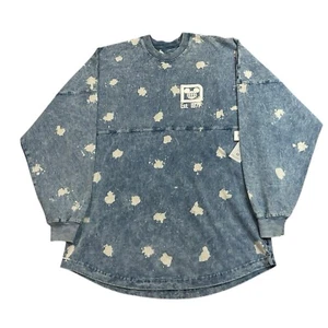 Camiseta Walt Disney World Spirit Talla Pequeña Denim Blanqueador Tie Dye Nueva con Etiquetas - Imagen 1 de 7