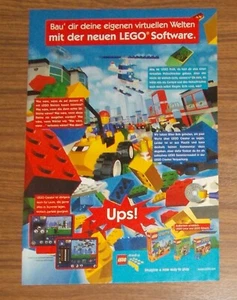 Rzadka reklama oprogramowania LEGO Lego Creator lokomotywa szachy pc cd-rom 1998 - Zdjęcie 1 z 1