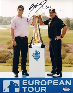 MARTIN KAYMER SIGNED AUTO'D 11X14 PHOTO PSA/DNA Q63849 GRAEME MCDOWELL RYDER CUP - Picture 1 of 1