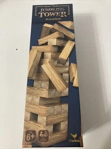Jumbling Tower Cardinal ~ Strategy Stacking Game ~ 48 Wood Pieces ~ New Open Bo - Picture 1 of 2