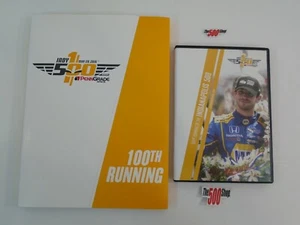 2016 Indianapolis 500 100th Running Anniversary Event Program & Race DVD New - Picture 1 of 4