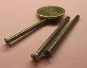 Flat Head Phillips Machine Screw 18-8 Stainless Steel, 6-32 x 2.75" L 50 Pcs - Picture 1 of 12