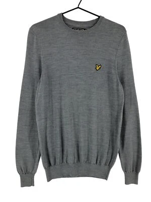 LYLE & SCOTT Crew Neck Sweater 100% Wool Slim Men Size S - Изображение 1 из 4