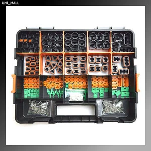 518 PCS DEUTSCH DT Genuine Black Connector Kit Solid Contacts (Made in USA) - Picture 1 of 8