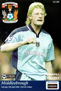 Coventry City v Middlesbrough 1999-2000 Premier League 15/04/2000 - Picture 1 of 2