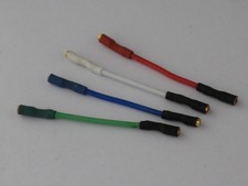 Streitgespräche Kit mit 1.2mm vergoldete Klemmen Headshell Drähte/Universal