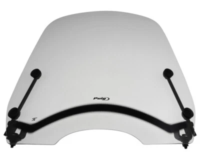 Bonnette PUIG TS clair pour Kymco Agility City, RS, DJS50 - Photo 1/4