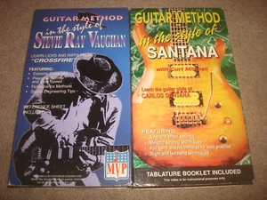 Guitar Method in the style of Santana + Stevie Ray Vaughan VHS LOT Curt Mitchell - Picture 1 of 6
