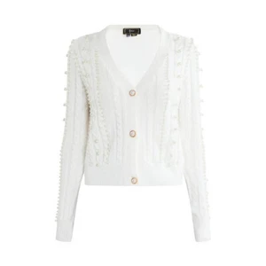 CÁRDIGAN SEÑORA B-WARE FAINA T. XL/XXL color blanco - Imagen 1 de 6