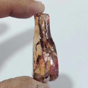 217.5 Ct Certified Natural Champagne Zircon Rough Beautiful VS Loose Gems AF-127 - Picture 1 of 4