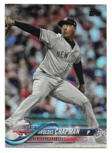 AROLDIS CHAPMAN 2018 Topps Update RAINBOW FOIL - NEW YORK YANKEES - #US219 - Picture 1 of 1