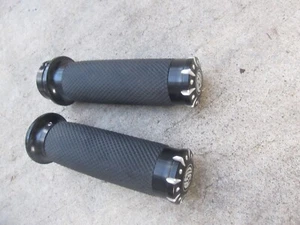 HARLEY various models for 1" handlebars RSD Black OPS CHRONO GRIPS NEW - Picture 1 of 6