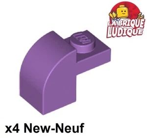 Lego 4X Brick Modified Slope 1X2X1 X1/3 Curved Medium Lavender 6091 New - Picture 1 of 1