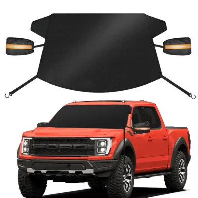 Cubierta de nieve para parabrisas para Ford F150 F250 protector contra heladas protector contra hielo + cubierta de espejo Foto 1 de 4