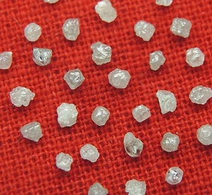 Natural Loose Diamond Raw Rough White Grey I3 1.30 to 2.00 MM 2.00 Ct lot Q98 - Picture 1 of 8