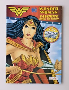 DC Wonder Woman Coloring and Activity Book - Memory Match Game Cards on Back - Picture 1 of 2