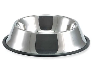 Ciotola per Cane Acciaio Inox Ciotola Cibo Acqua Bere Ciotola 16,0cm 700ml - Foto 1 di 2