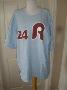 Adult Light Blue Phillies T-Shirt 24 Schmidt 2XL Gildan (T98) - Picture 1 of 5