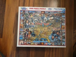 White Mountain The Civil War 1000 Piece Puzzle. No Missing Pcs - Picture 1 of 1