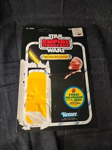 1977 Star Wars L'impero colpisce ancora Ben (Obi-Wan) Kenobi 43 solo cartoncino - Foto 1 di 2