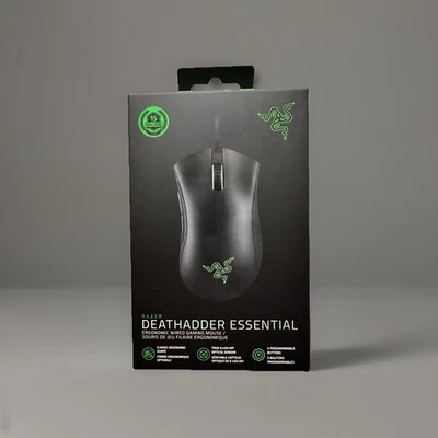 Razer DeathAdder Essential Wired Gaming Mouse 6400 DPI – Factory Sealed - Image 1 of 3