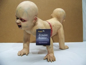Spirit Halloween Static Prop Zombie Babies Conjoined Twins Phil & Doug Degrave - Picture 1 of 7