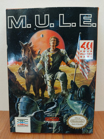 Vgc BOX CIB M.U.L.E. Mule 100% complete in nintendo nes lot NICE
