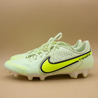 Botines Nike Tiempo Legend 9 Academy FG/MG Barely Volt DA1174-705 para hombre talla 7 - Imagen 1 de 4