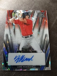 MINT 2024 Leaf Metal LUKE KEASCHALL AUTO Red White & Blue REAL 1/1 TWINS Rookie - Picture 1 of 2