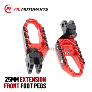 For Buell M2 Cyclone All Year 1inch Front Lowering Wide Touring Rider Foot Pegs - Picture 1 of 9