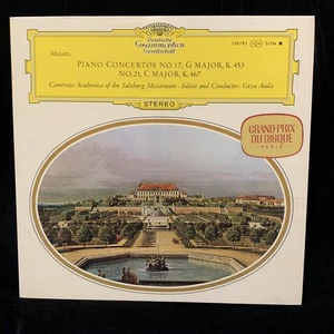 MOZART Piano Concertos #17 & 21 - GEZA ANDA - DGG TULIP ST LP - Picture 1 of 4