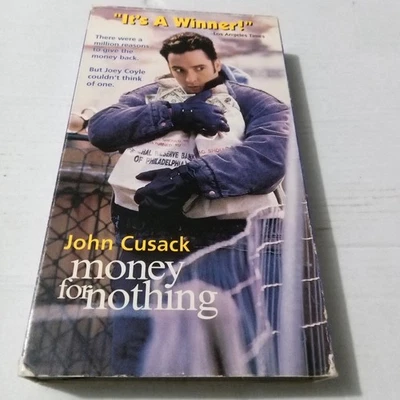 Money for Nothing VHS John Cusack Comedy Movie 1990s Hollywood Pictures - Image 1 of 3